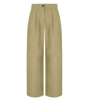 Essentiel Antwerp Jammer Beige Wide Leg Trousers