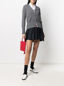 Thom Browne Thigh Length Dropped Back Pleated Skirt In Super 120’s Twill