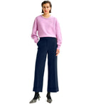 Essentiel Antwerp Imo Navy Blue Cropped Pantaloni