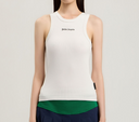Palm Angels Classic Logo Fitted Tank Top