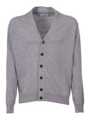 Kangra Cashmere Giacca Collo Alto Rasato Calato