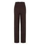 Elisabetta Franchi Braune Hose