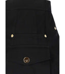 Elisabetta Franchi Black Shorts With Pockets