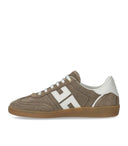 Elisabetta Franchi Beige Sneaker mit Logo