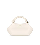 Borsa Ganni Bou piccola Egret bianca