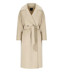 Max Mara Weekend Resina Elfenbeinmantel mit Gürtel