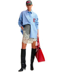 Essentiel Antwerp iPatch Light Blue Shirt