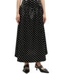 Ganni Black Polka Dot Skirt
