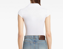 Polo deportivo Courrèges corto