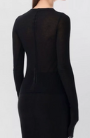 Rick Owens Cropped Rib Ls T