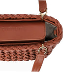 Themoirè Kobo Hellbraune Handtasche