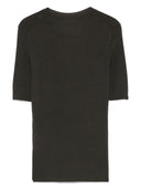 Parosh Leila Ribbed Knit Wool Top