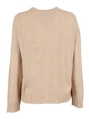 Fabiana Filippi Maglia Girocollo In Platinum Color Corda