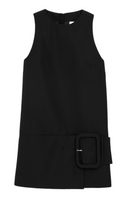Ami Robe Mini Avec Ceinture A Grosse Boucle