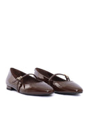 Sergio Levantesi Scarpa Ambra56 Vernice Marron Foncé