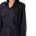 Saint Laurent Gürteltuch Satin -Trenchcoat