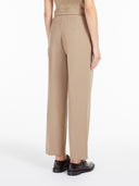 Max Mara Verbano Slim Fit Stretch Wool Trousers