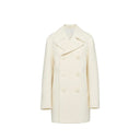 Prada Double Breasted Wool Coat