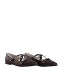 Twin Set Girl Ballerina In Pelle
