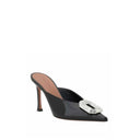 Amina Muaddi Amina Mu I Camelia Patent 90 Mules