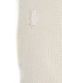Fabiana Filippi Maglia Girocollo In Mohair Effetto Buchi,Innesto O Color Burro
