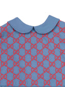 غوتشي S/S فستان قطن مطاطي Popel