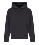 Sudadera negra de sobrecarga de papel diario