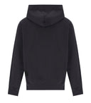 Sudadera negra de sobrecarga de papel diario