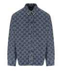 Daily Paper Rahul Shield Blue Overshirt