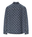 Daily Paper Rahul Shield Blue Overshirt