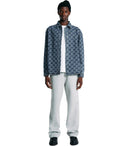 Daily Paper Rahul Shield Blue Overshirt