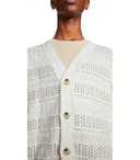 Daily Paper Rajih Off White Cardigan