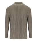 Daily Paper Rashiem Brown Long Sleeve Poloshirt