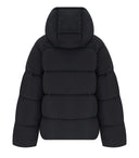 Daily Paper Relaxed Black Hooded Padded Jacket
