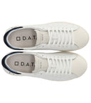 D.A.T.E. Base Calf White Blue Sneaker