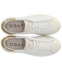 D.A.T.E. Base Calf White Brown Sneaker