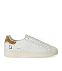 D.A.T.E. Base Calf White Brown Sneaker