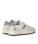 DATUM. Court 2.0 Nylon White Glitter Sneaker