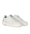 D.A.T.E. Court Calf White Women's Sneaker