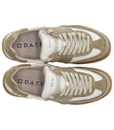 D.A.T.E. Sporty Calf White Beige Sneaker