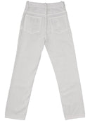 Ann Demeulemeester Herme 5 Pockets Slim Fit Cropped Trousers Denim