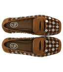 Ash Bali Brauner Ballett-Flachschuh