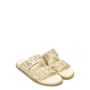 Valentino Garavani Valentino Garavani Toile Ikonograph flache Sandalen