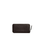 Bottega Veneta Intrecciato zip alrededor de la billetera