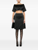 Parosh Layered Detail Midi Skirt
