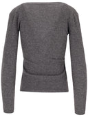 La Rose La Rose Cashmere Crop V Neck Cardigan