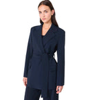 マックスマラウィークエンドテソブルーベルトブレザー