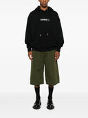 Off White Scribble Arr Skate Hoodie Black White