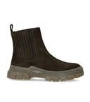 Max Mara Weekend Genepi Military Green Chelsea Boot