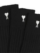 Ami Pack Trois Chaussettes Ami De Coeur Noir